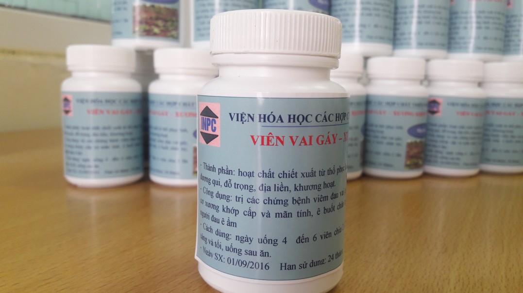 Sản phẩm nghiên cứu khoa học - Viên vai gáy xương khớp